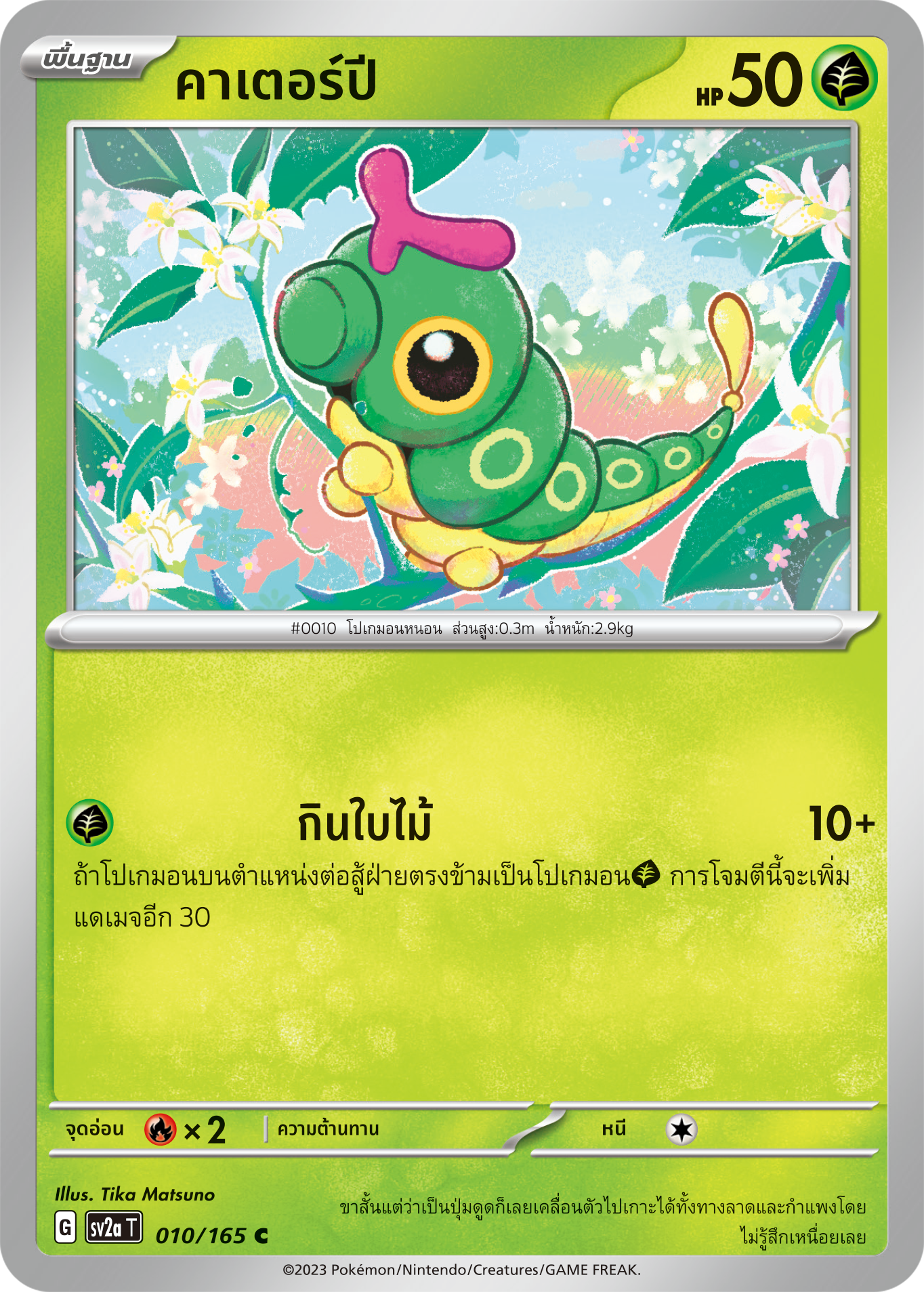 Pokemon Card SV2a-010-TH